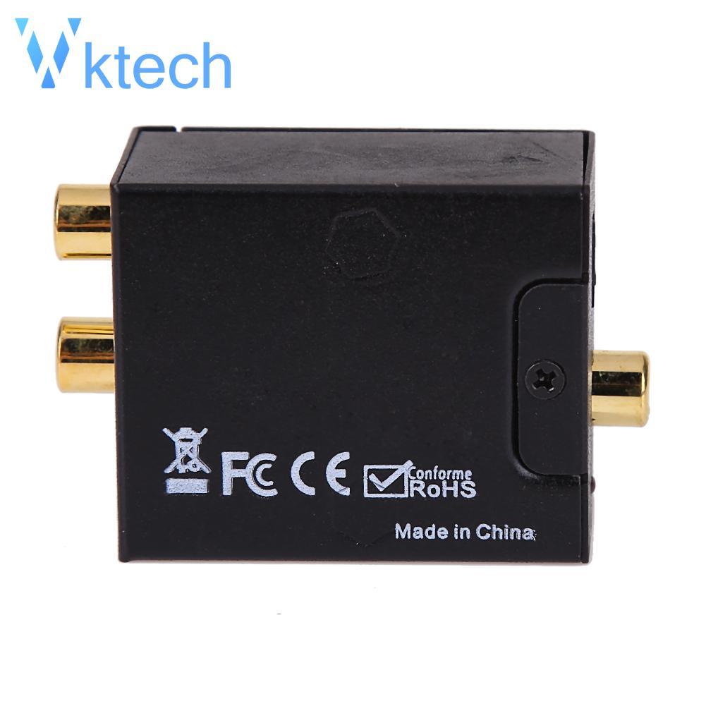 ตัวแปลงเสียง, ดิจิตอลคุณภาพสูงออปติคอลโคแอ็กซ์ Toslink เพื่อแบบอะนาล็อกที่ RCA L/R เตอร์แปลงอะแดปเตอร์ ตัวแปลงเสียง, ดิจิตอลคุณภาพสูงออปติคอลโคแอ็กซ์ Toslink เพื่อแบบอะนาล็อกที่ RCA L/R เตอร์แปลงอะแดปเตอร์