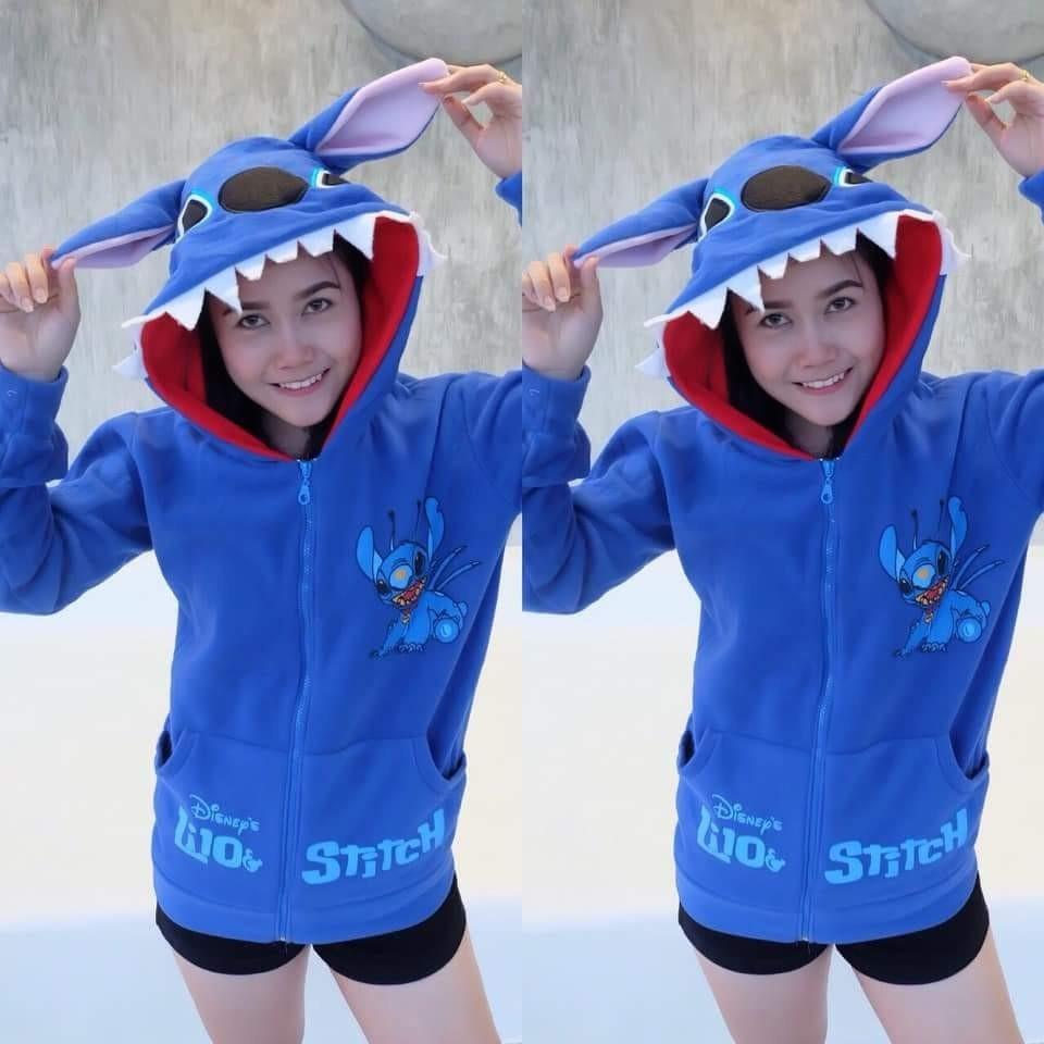 เสื้อกันหนาวผู้ใหญ่ อก 32-40 มีฮูส หัวการ์ตูน ลายน่ารัก มีให้เลือกหลายแบบ (1ตัว)