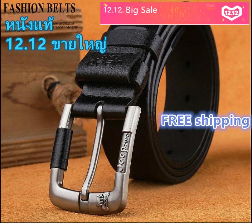 Jeepzero เข็มขัดผู้ชายหนังแท้ ขนาด 125 ซม.เข็มขัดหนังแท้สำหรับผู้ชาย cowboy Luxury strap brand ชายวินเทจแฟนซีกางเกงยีนส์ดีไซน์ชายสายพานคุณภาพดี Jeepzero เข็มขัดผู้ชายหนังแท้ ขนาด 125 ซม.เข็มขัดหนังแท้สำหรับผู้ชาย cowboy Luxury strap brand ชายวินเทจแฟนซีกางเกงยีนส์ดีไซน์ชายสายพานคุณภาพดี