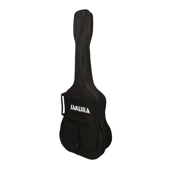Sakura กระเป๋า กีต้าร์โปร่ง Guitar Bag ผ้าร่มไม่บุฟองน้ำ (L) 43 Sakura กระเป๋า กีต้าร์โปร่ง Guitar Bag ผ้าร่มไม่บุฟองน้ำ (L) 43