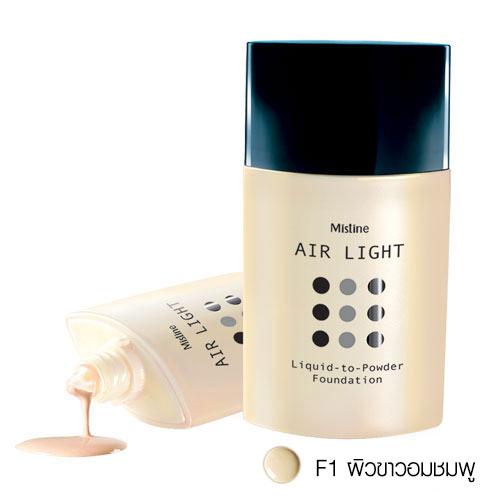 มิสทิน รองพื้น สูตรเนื้อแป้ง แอร์ไลท์ F1 MISTINE AIR LIGHT FOUNDATION F1