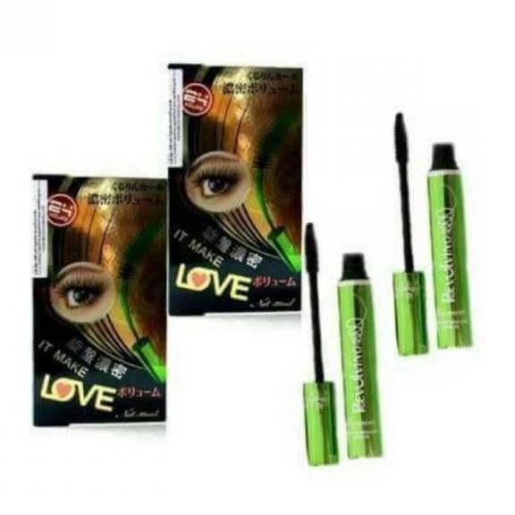 มาสคาร่าแท่งสีเขียว BQ COVER REVOLVING MASCARA ของแท้ 100% มีสลากไทย ( 2 แท่ง )
