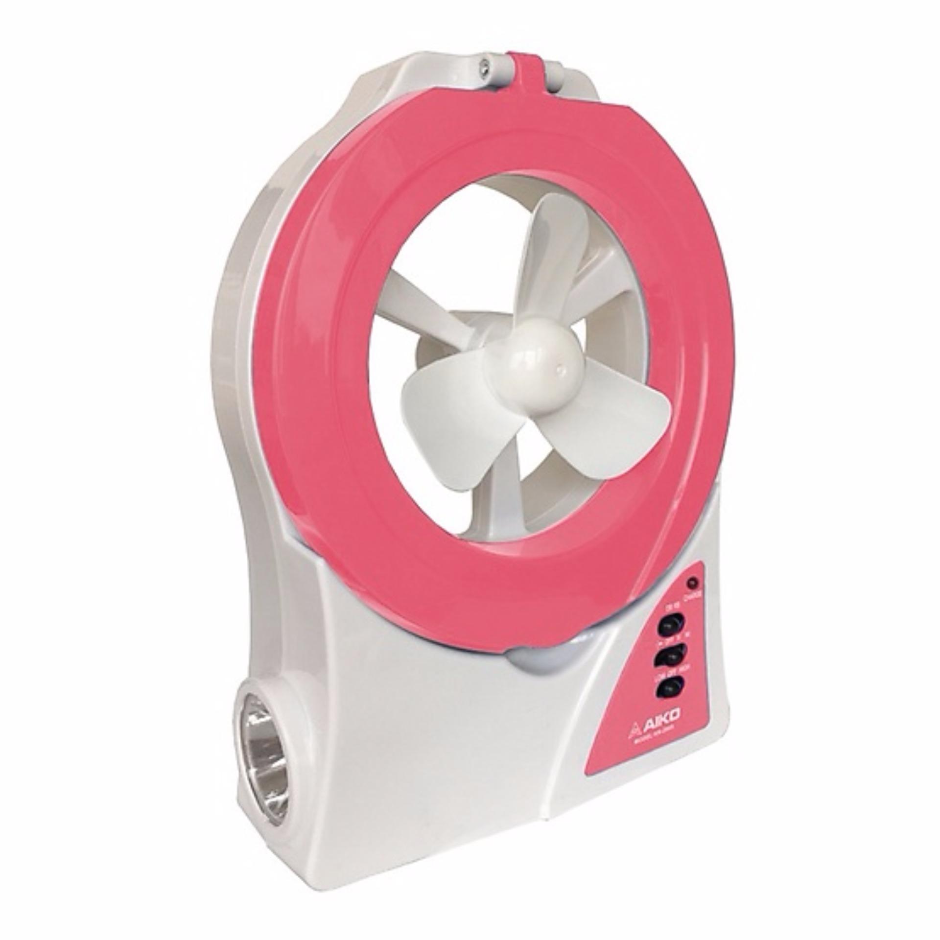 AIKO พัดลม มินิ Rechargeable Mini Fan รุ่น KN-2905(สีชมพู)