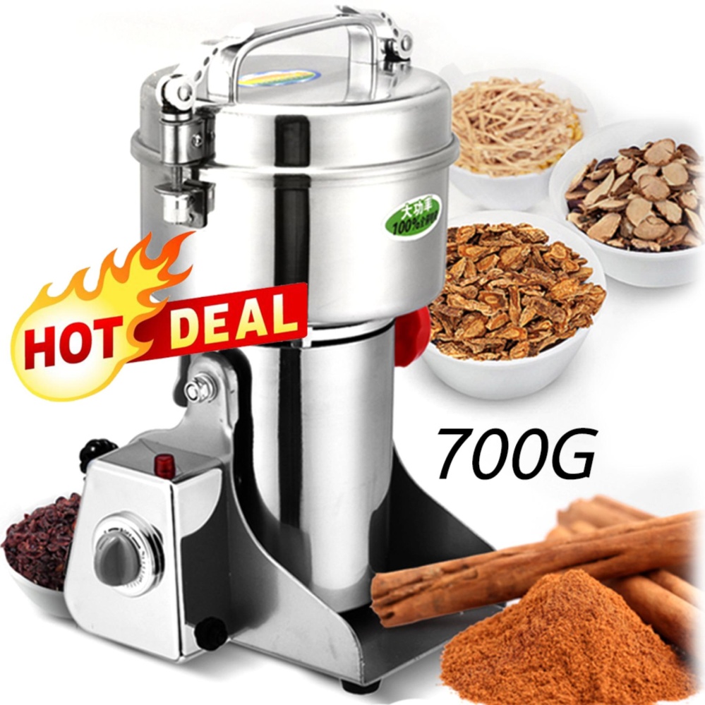 Hot item Stainless Grinding Machine เครื่องบดไฟฟ้าสแตนเลสพลังงานสูง 1500W/700g