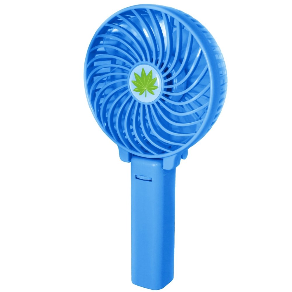 Maple FY-01 Rechargeable Portable Multifunctional Fan พัดลมมือถือ พับได้ ชาร์จไฟได้ -Blue