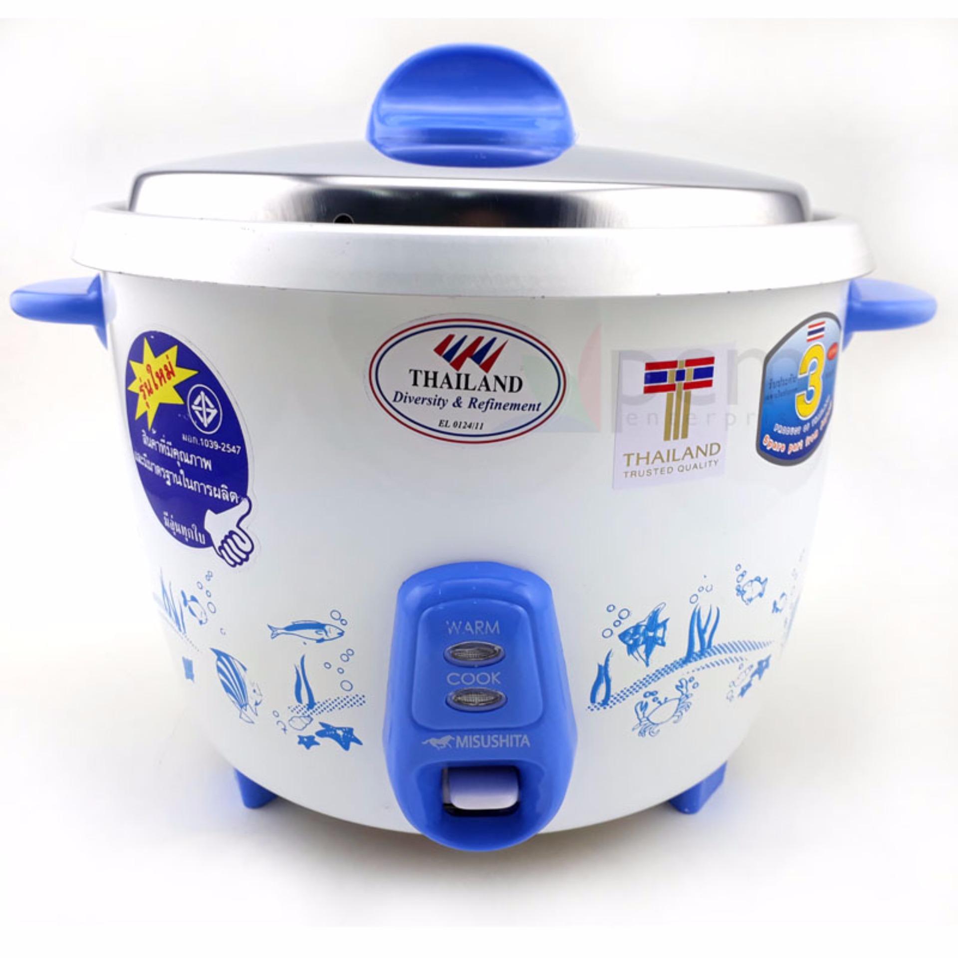 Misushita หม้อหุงข้าว ขนาด 2.2 ลิตร รุ่น KSI-222 อะไหล่จากญี่ปุ่น ผลิตในไทย
