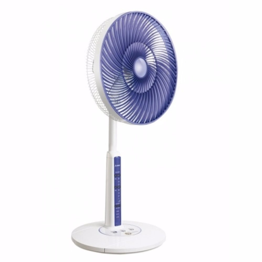 Mitsubishi พัดลมตั้งพื้นกึ่งตั้งโต๊ะ R12A-MS 12 นิ้ว สีน้ำตาลโกโก้