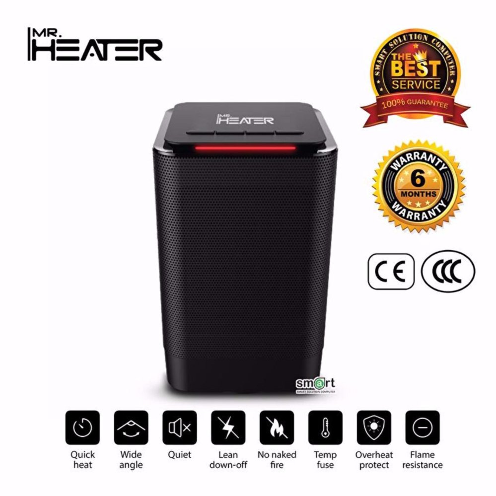 Mr.Heater พัดลมทำความร้อน ฮีทเตอร์ไฟฟ้า รุ่น DH-QN02 (สีดำ) Mr.Heater พัดลมทำความร้อน ฮีทเตอร์ไฟฟ้า รุ่น DH-QN02 (สีดำ)