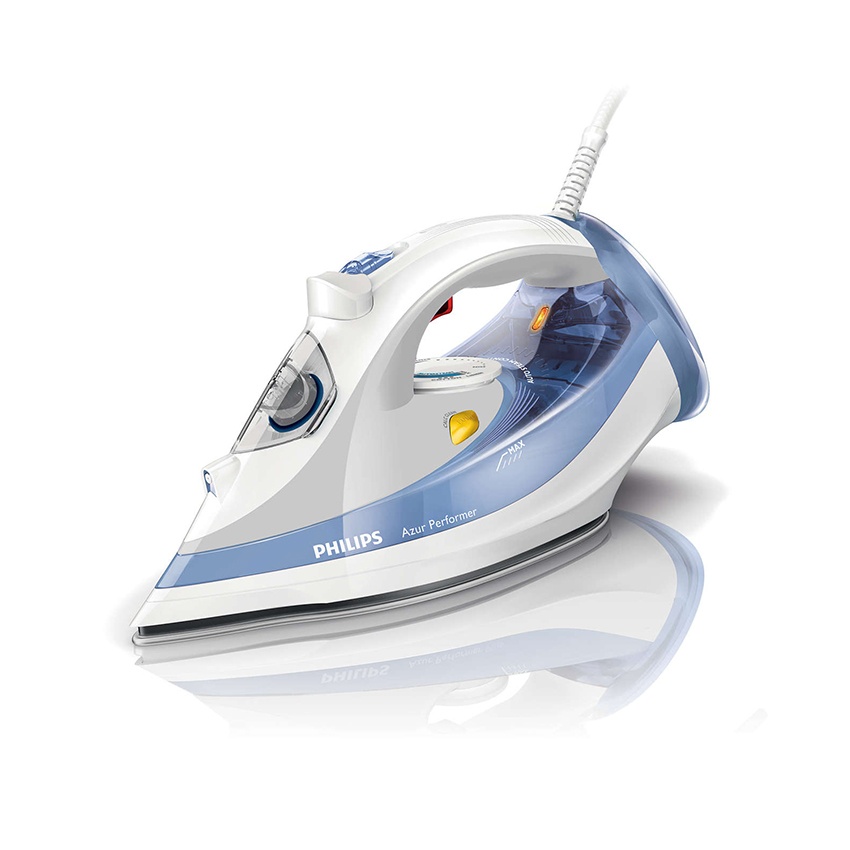 Philips Azur Performer เตารีดไอน้ำ รุ่น GC3802/20 ขนาด 2400W (สีขาว-ฟ้า)