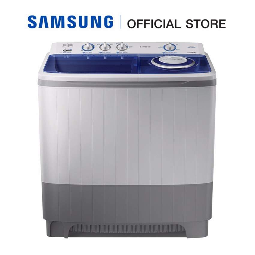Samsung เครื่องซักผ้าถังคู่ 14 กก. รุ่น WT16J8LEC/XST