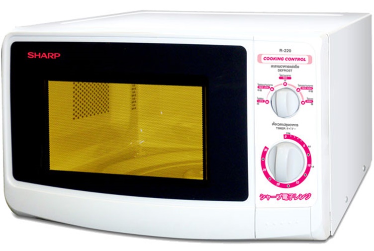 SHARP เตาอบไมโครเวฟ 22ลิตร รุ่น R-220 สีขาว