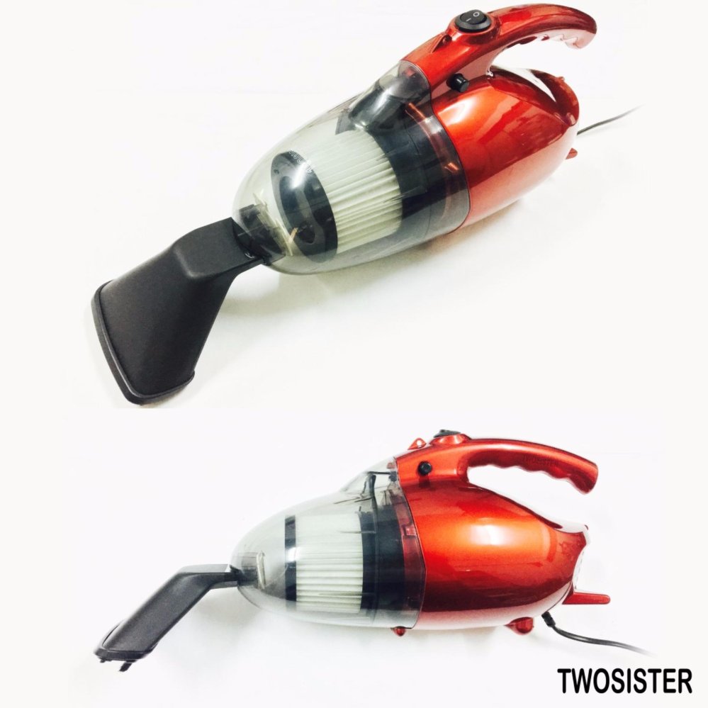 Twosister เครื่องดูดฝุ่น 2 in 1 ดูดฝุ่นพร้อมเป่าลมได้ - สีแดง