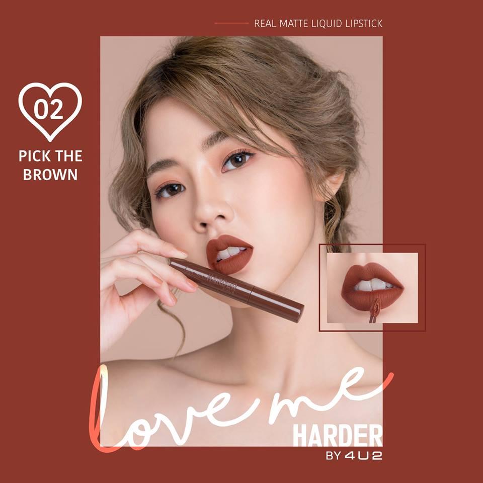 มาแรง ต้องมี ส่งฟรี ♥4U2 LOVE ME HARDER REAL MATTE LIQUID LIPSTICK มาแรง ต้องมี ส่งฟรี ♥4U2 LOVE ME HARDER REAL MATTE LIQUID LIPSTICK