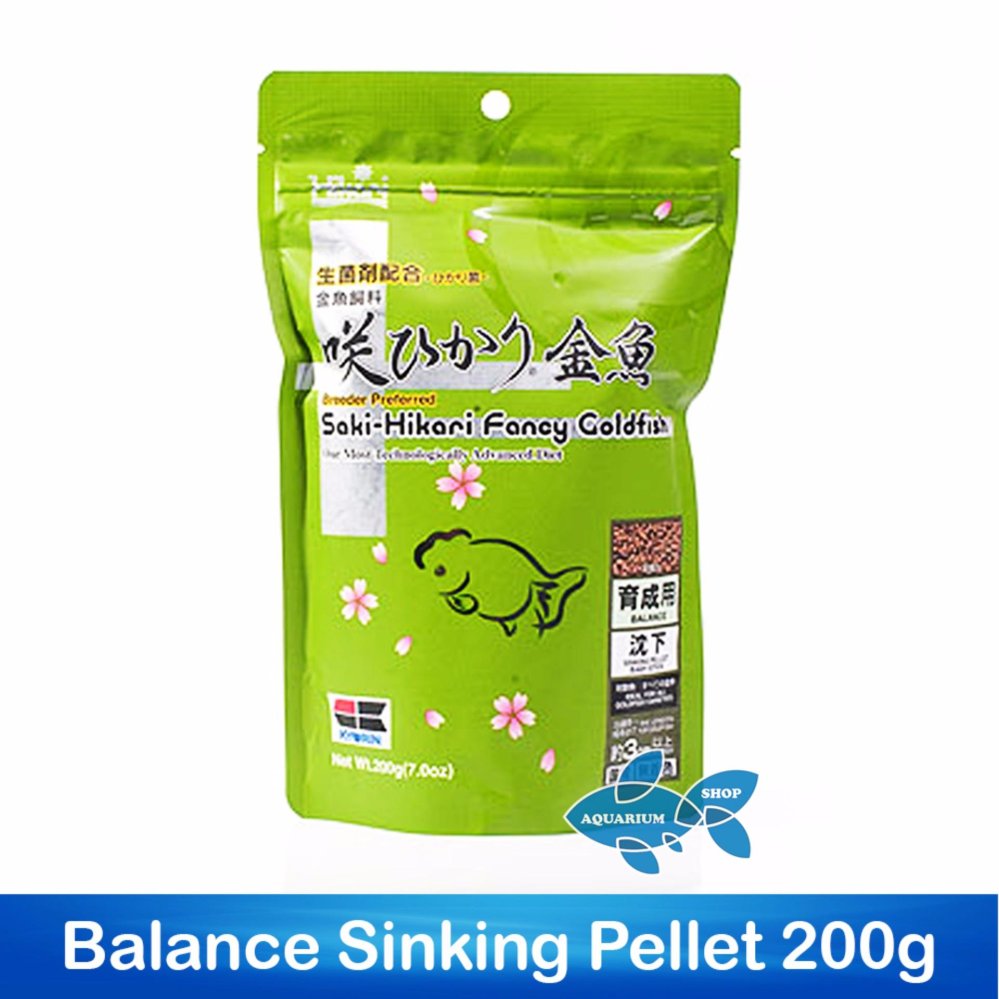 อาหารปลาทอง Hikari Saki Balance Sinking Pellet 200g ชนิดจมน้ำ อาหารปลาทอง Hikari Saki Balance Sinking Pellet 200g ชนิดจมน้ำ