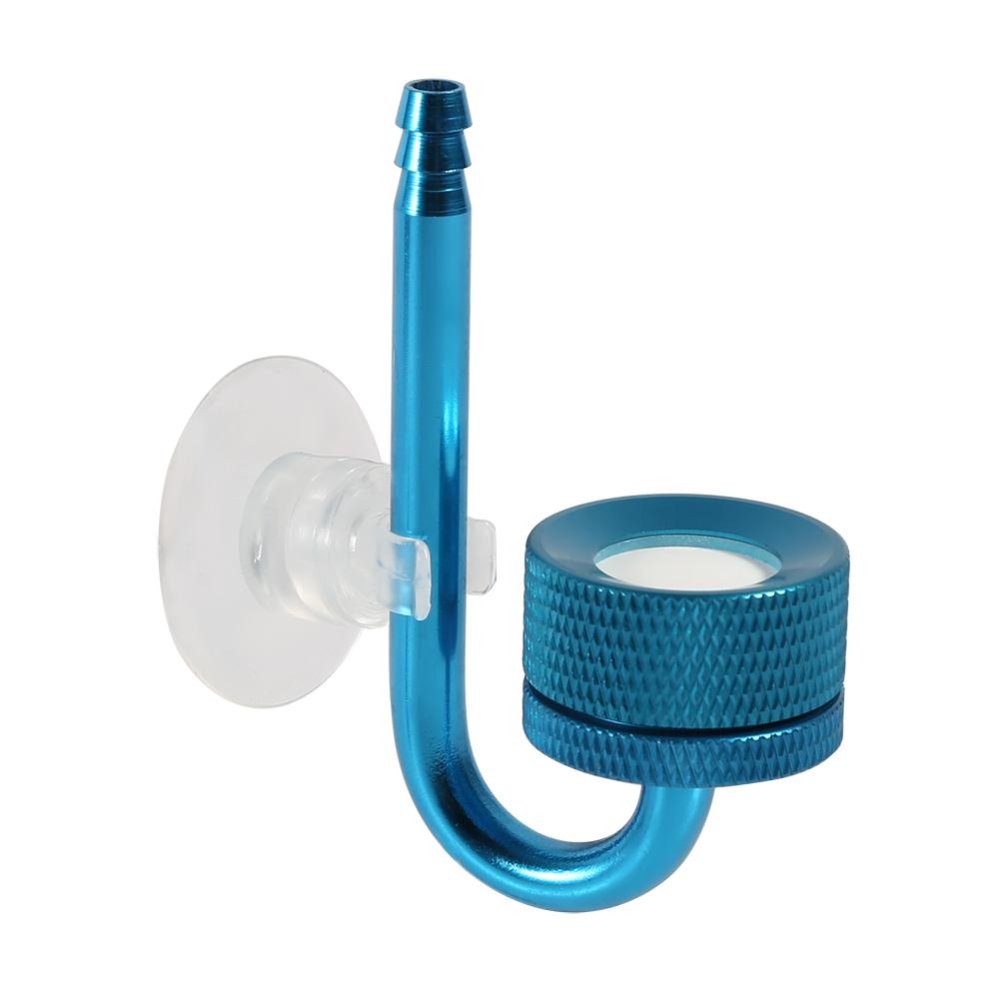 Aluminium Alloy Carbon Dioxide Diffuser Atomiser Equipment For Fish Tank Supplies Aquarium(Blue) - intl