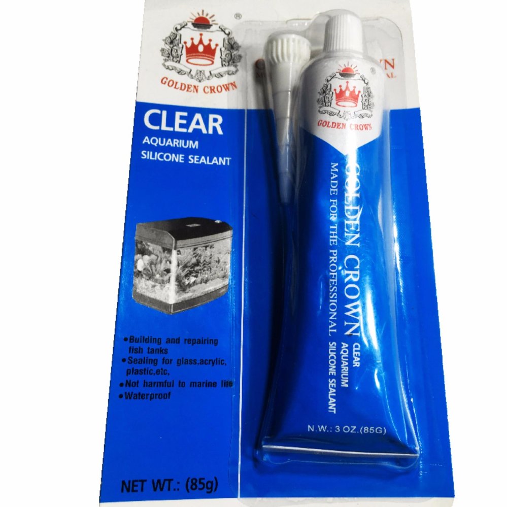 AQUARIUM SILICONE SEALANTกาวซิลิโคนอเนกประสงค์ สีใส 85g AQUARIUM SILICONE SEALANTกาวซิลิโคนอเนกประสงค์ สีใส 85g
