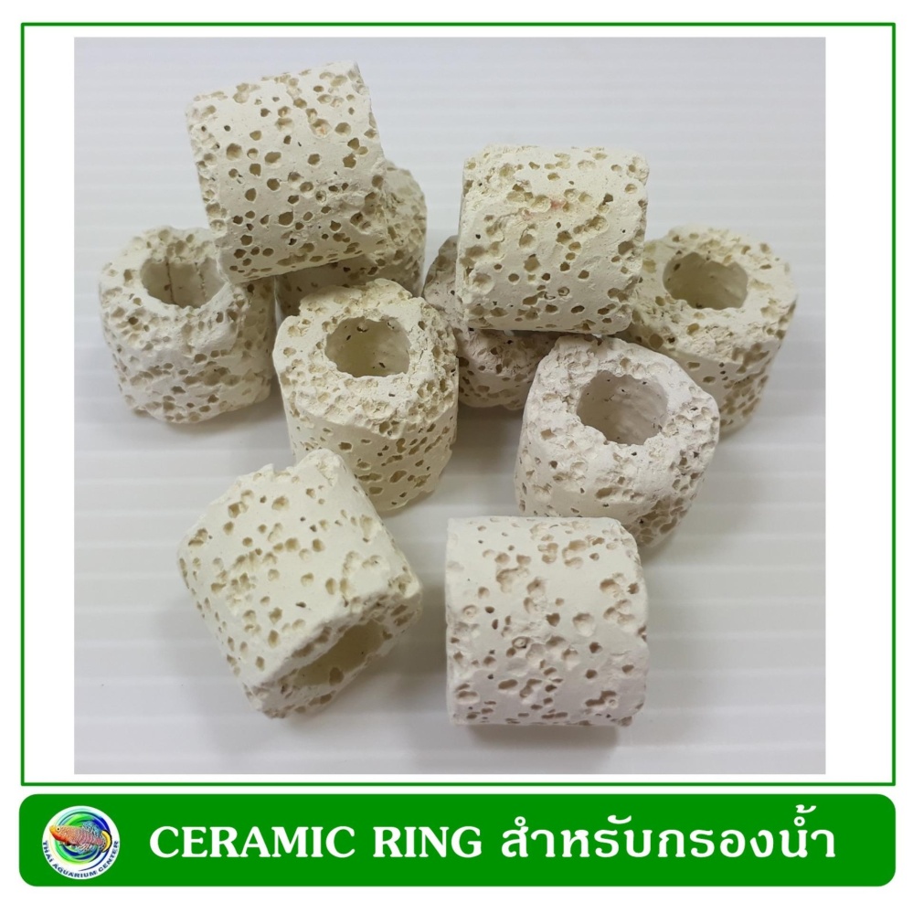 Ceramic Ring เซรามิค ริง สำหรับกรองน้ำบ่อปลา Ceramic Ring เซรามิค ริง สำหรับกรองน้ำบ่อปลา