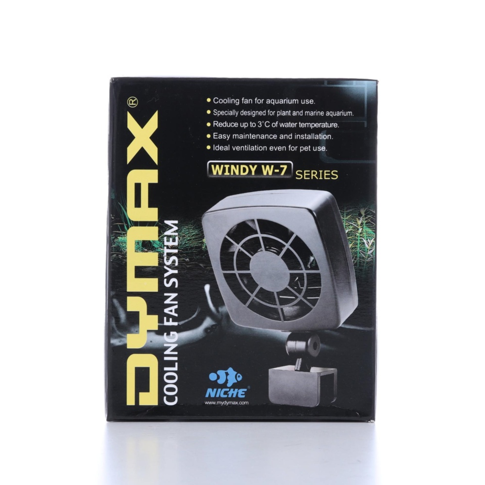 Dymax พัดลมสำหรับตู้ปลา รุ่น Windy W-7 Dymax พัดลมสำหรับตู้ปลา รุ่น Windy W-7