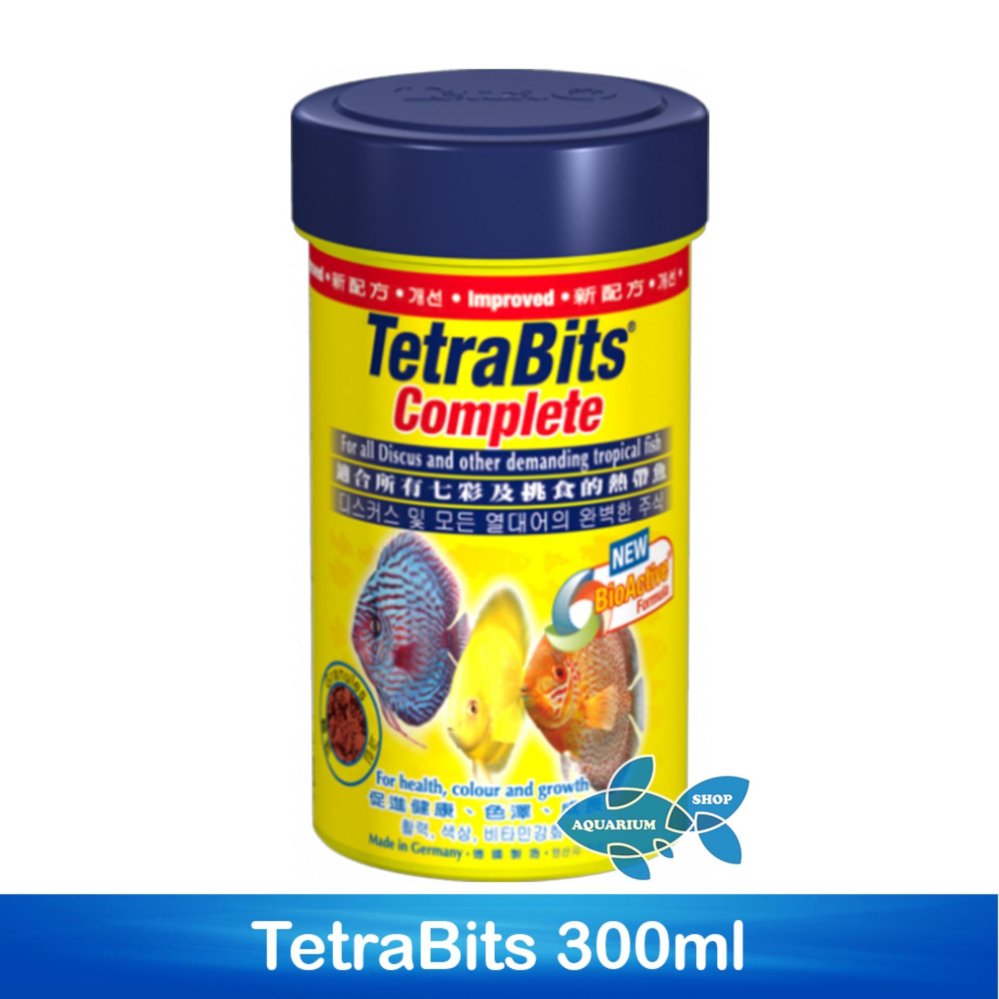 อาหารปลาปอมปาดัวร์ Tetra Bits 300ml