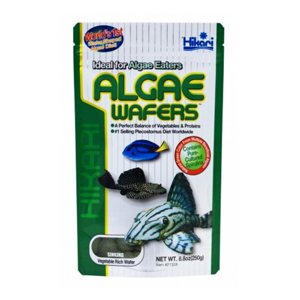 Hikari Algae Wafer 40g อาหารปลาสวยงาม กินพืช