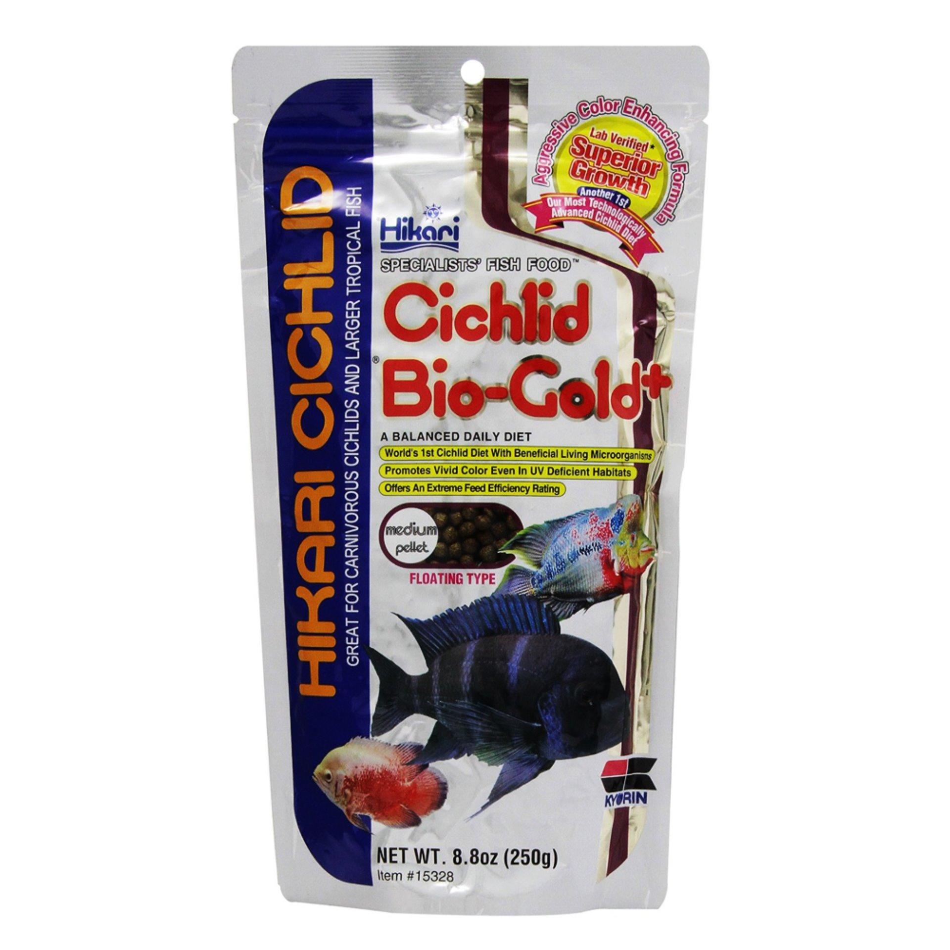 Hikari cichlid Bio Gold 250g อาหารปลาหมอสี Hikari cichlid Bio Gold 250g อาหารปลาหมอสี