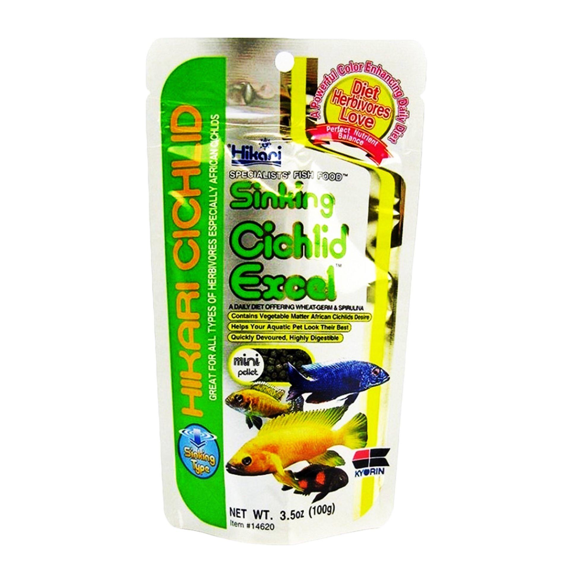 Hikari Sinking Cichlid Excel 100g อาหารปลาหมอสี ชนิดจม Hikari Sinking Cichlid Excel 100g อาหารปลาหมอสี ชนิดจม