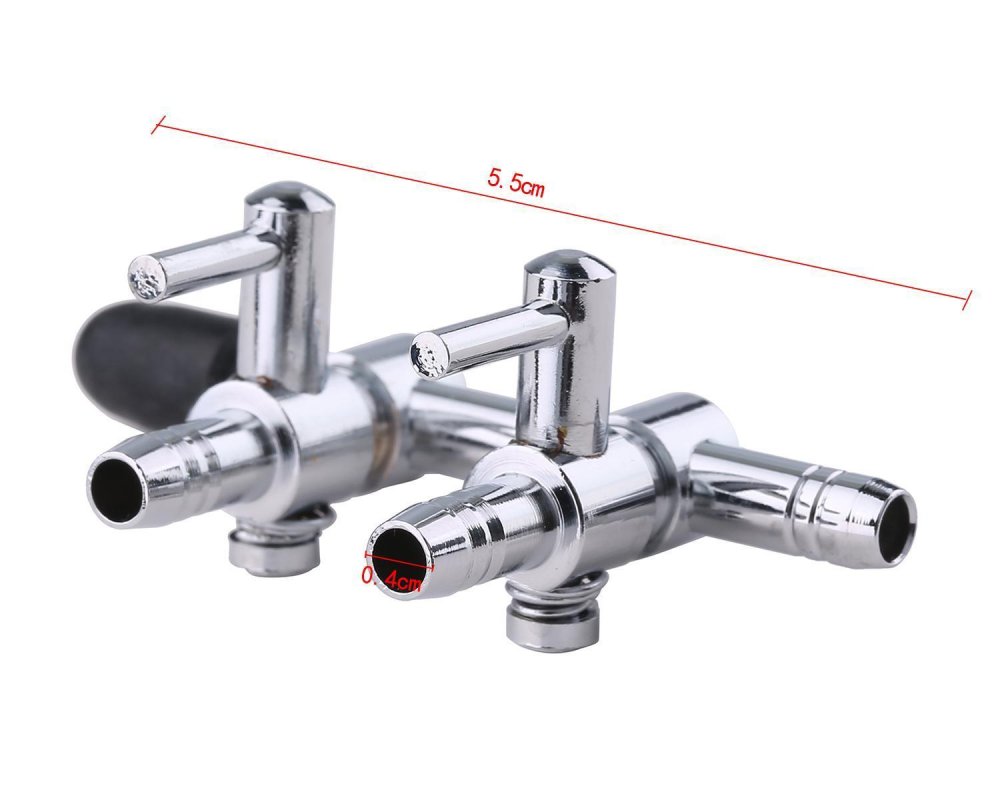 Leegoal Aquarium 2 WAY Shunt สแตนเลส Air Distributor (...) INTL - INTL