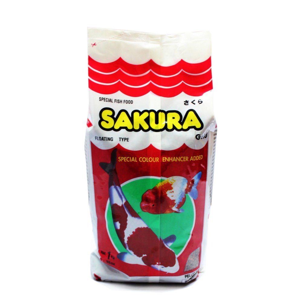 อาหารปลา Sakura 1,000 g. small pellet อาหารปลา Sakura 1,000 g. small pellet