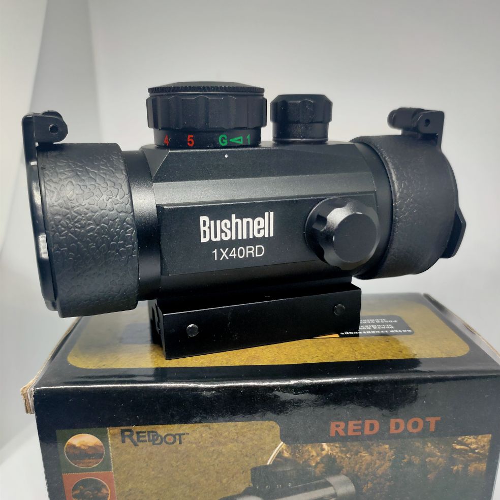 กล้อง RedDot Bushnell 1x40RD รุ่นล่าสุด ฝากระดก กระจกโฮโลแกรมสี่จุดเปลี่ยน Jinming สายตารุ่นที่ 8 จุดสีแดง Rednot Bushnell 1x40RD RedDot Camera, Four-Point Holographic Bezel, Change Jinming Eyesight, 8th Generation, Red