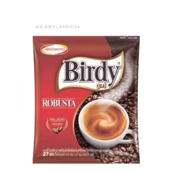 กาแฟ เบอร์ดี้ 3 อิน 1 โรบัสต้า ขนาด 445.5 กรัม แพ็ค 27