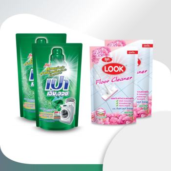 รีวิว เปา เอ็ม วอช ลิควิด ชนิดถุงเติม ขนาด 800 มล. 2 ถุง + ผลิตภัณฑ์ทำความสะอาดพื้นลุค กลิ่นบลูโอเชี่ยน(สีชมพู) ชนิดถุงเติม 800 มล. 2 ถุง รีวิว
