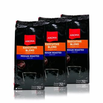 เมล็ดกาแฟคั่ว Aroma Executive Blend (ซองบรรจุ 250 กรัม/3 ซอง) เมล็ดกาแฟคั่ว Aroma Executive Blend (ซองบรรจุ 250 กรัม/3 ซอง)
