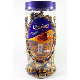 Choclairs ลูกอมช็อคโกแลตสอดไส้คาราเมล ขนาด 1 ขวด