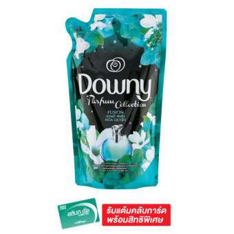 DOWNY ดาวน์นี่ น้ำยาปรับผ้านุ่มเข้มข้นพิเศษ เพอร์ฟูมคอลเลคชั่น กลิ่นฟิวชั่น ถุงเติม 1500 มล.