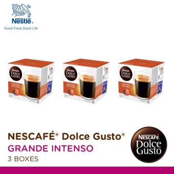 Nescafe Dolce Gusto Grande Intenso แคปซูลกาแฟ จำนวน 1 แพ็ค (รวม 3 กล่อง กล่องละ 16 แคปซูล)