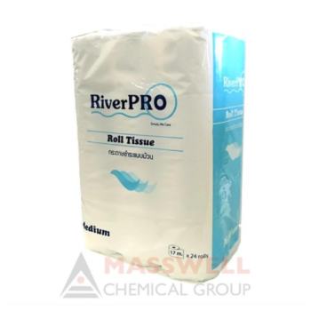 ข้อมูล RiverPro กระดาษชำระม้วนเล็ก รุ่น MEDIUM (แพ็ค 144 ม้วน) ขายยกลัง พันทิป