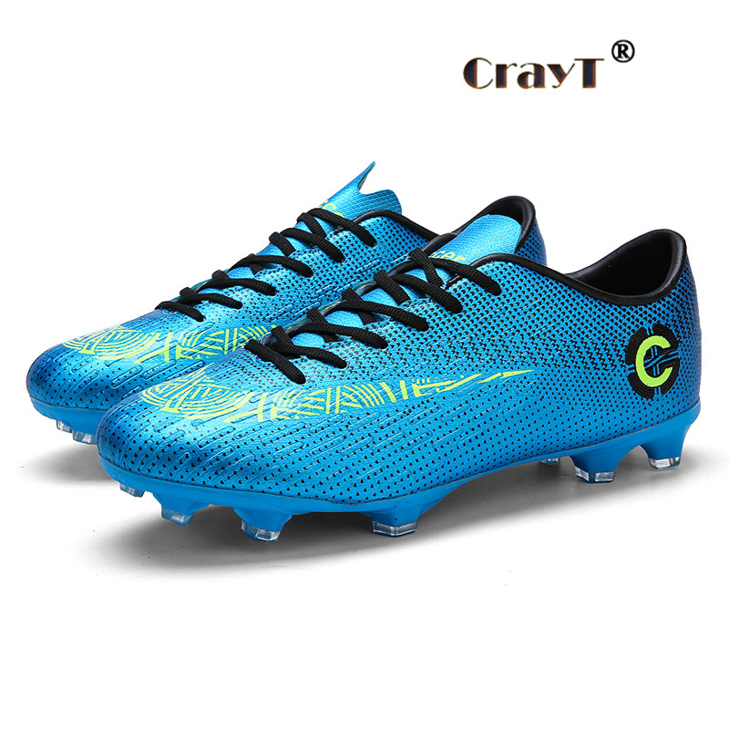 CrayT ขายดีขนาดพิเศษรองเท้าผู้ชายฟุตบอลรองเท้าฟุตบอลกลางแจ้งรองเท้าฟุตบอลในร่ม จัดส่งฟรี การจัดส่งคลังสินค้าภายในประเทศ