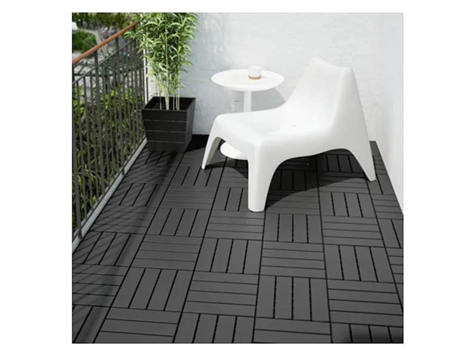 คูปอง RUNNEN รุนเนน แผ่นพื้น กลางแจ้ง, เทาเข้ม ขนาด 30×30 cm จำนวน 9 ชิ้น (Floor decking, outdoor, dark grey stained brown) คูปอง RUNNEN รุนเนน แผ่นพื้น กลางแจ้ง, เทาเข้ม ขนาด 30×30 cm จำนวน 9 ชิ้น (Floor decking, outdoor, dark grey stained brown)