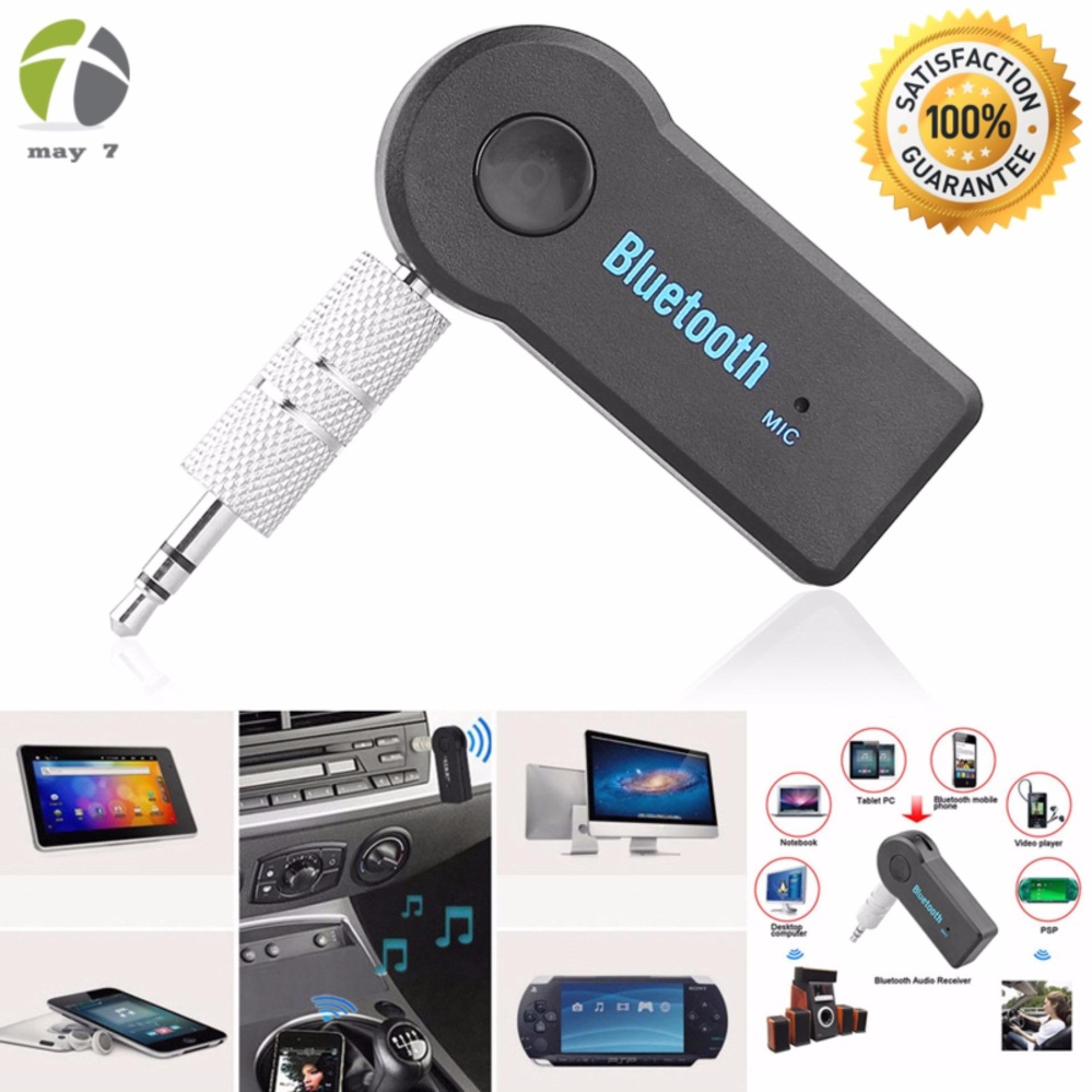 ใหม่ล่าสุด! ของแท้! มีรับประกัน!3.5MM Bluetooth AUX Audio Music Receiver Bluetooth Car Kit Wireless Speaker Headphone Adapter Hands-free For Iphone ใหม่ล่าสุด! ของแท้! มีรับประกัน!3.5MM Bluetooth AUX Audio Music Receiver Bluetooth Car Kit Wireless Speaker Headphone Adapter Hands-free For Iphone