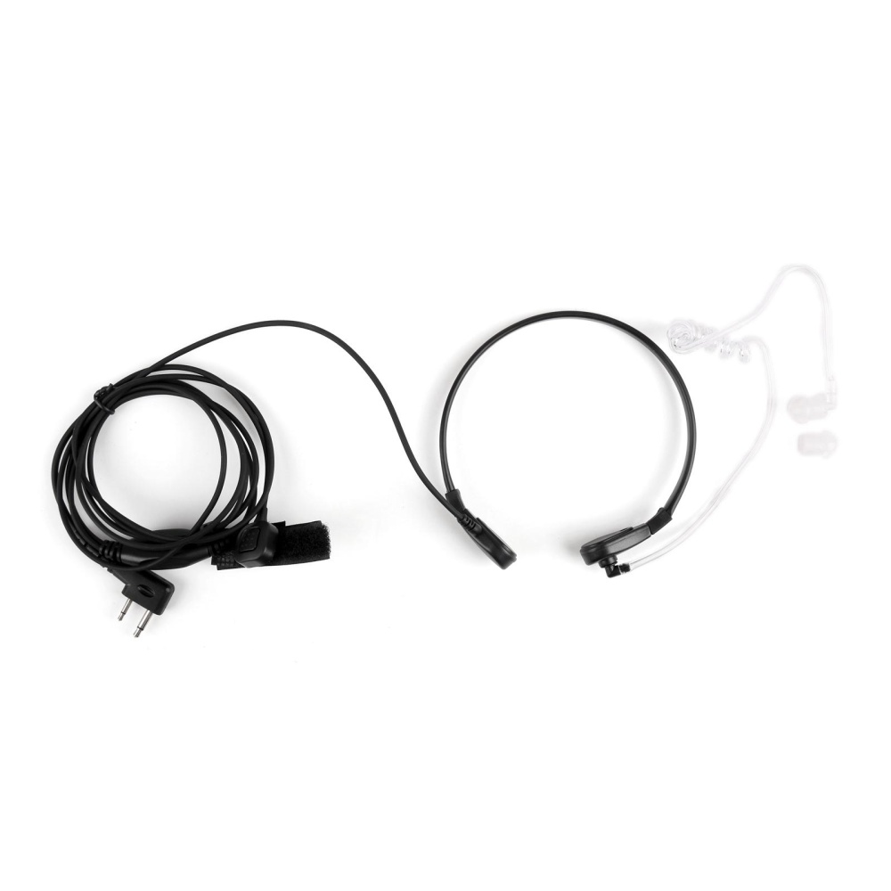Areyourshop 1Pcs Throat Covert Acoustic Tube Headset Mic For ICOM Radio IC-V85 IC-V8 VX-200