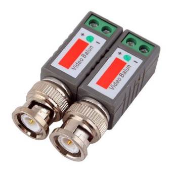 BALUN CCTV (บาลัน) สำหรับ กล้องวงจรปิด รุ่นไม่มีสาย ระยะ 300-500 เมตร /ภาพสี : สีเทา (สินค้าขายเป็นคู่)
