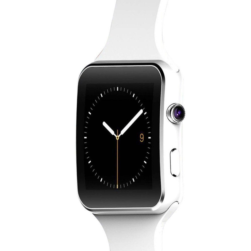Bluetooth Smart Watch X6 Smartwatch for Apple iPhone Android Phone With Camera FM Support SIM Card (Black) - intl