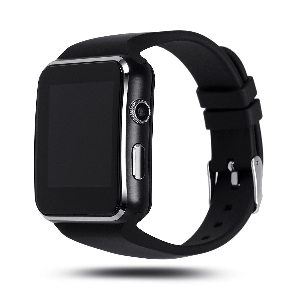 Bluetooth Smart Watch X6 Smartwatch for Apple iPhone Android Phone With Camera FM Support SIM Card (Black) - intl Bluetooth Smart Watch X6 Smartwatch for Apple iPhone Android Phone With Camera FM Support SIM Card (Black) - intl