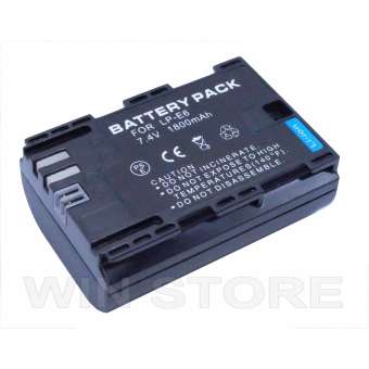 Camera battery LP-E6 for Canon EOS 6D 7D 60D 5D2 5D3 80D 7D2 5DSR(black) Camera battery LP-E6 for Canon EOS 6D 7D 60D 5D2 5D3 80D 7D2 5DSR(black)