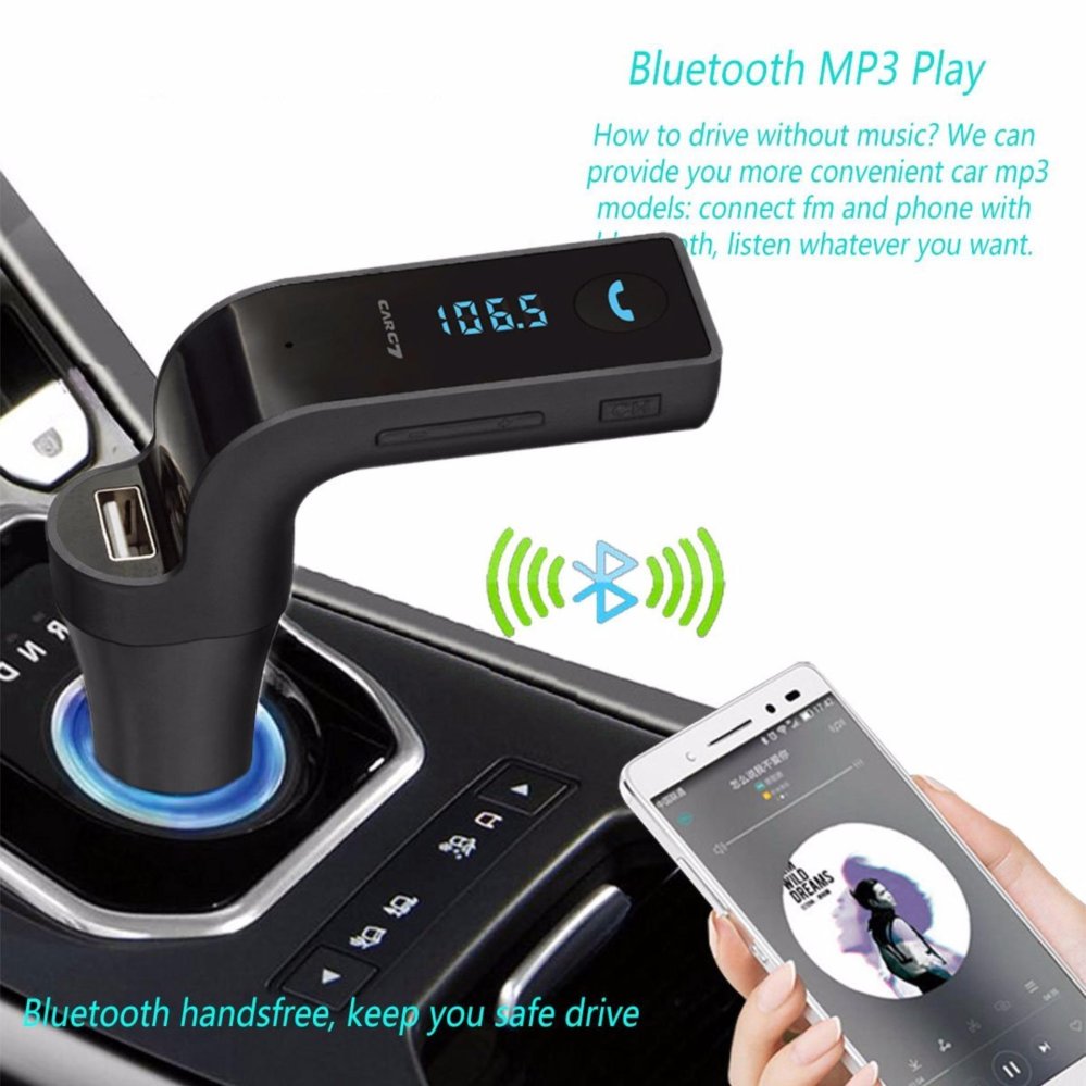 Car Charger FM บลูทูธในรถยนต์ Bluetooth รุ่น CAR G7