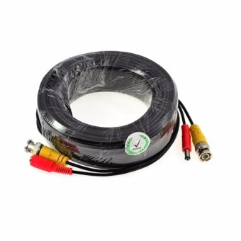สายต่อกล้องวงจรปิด CCTV cable ยาว 50 เมตร แบบสำเร็จรูปมีหัว BNC & DC CC010C(Black)
