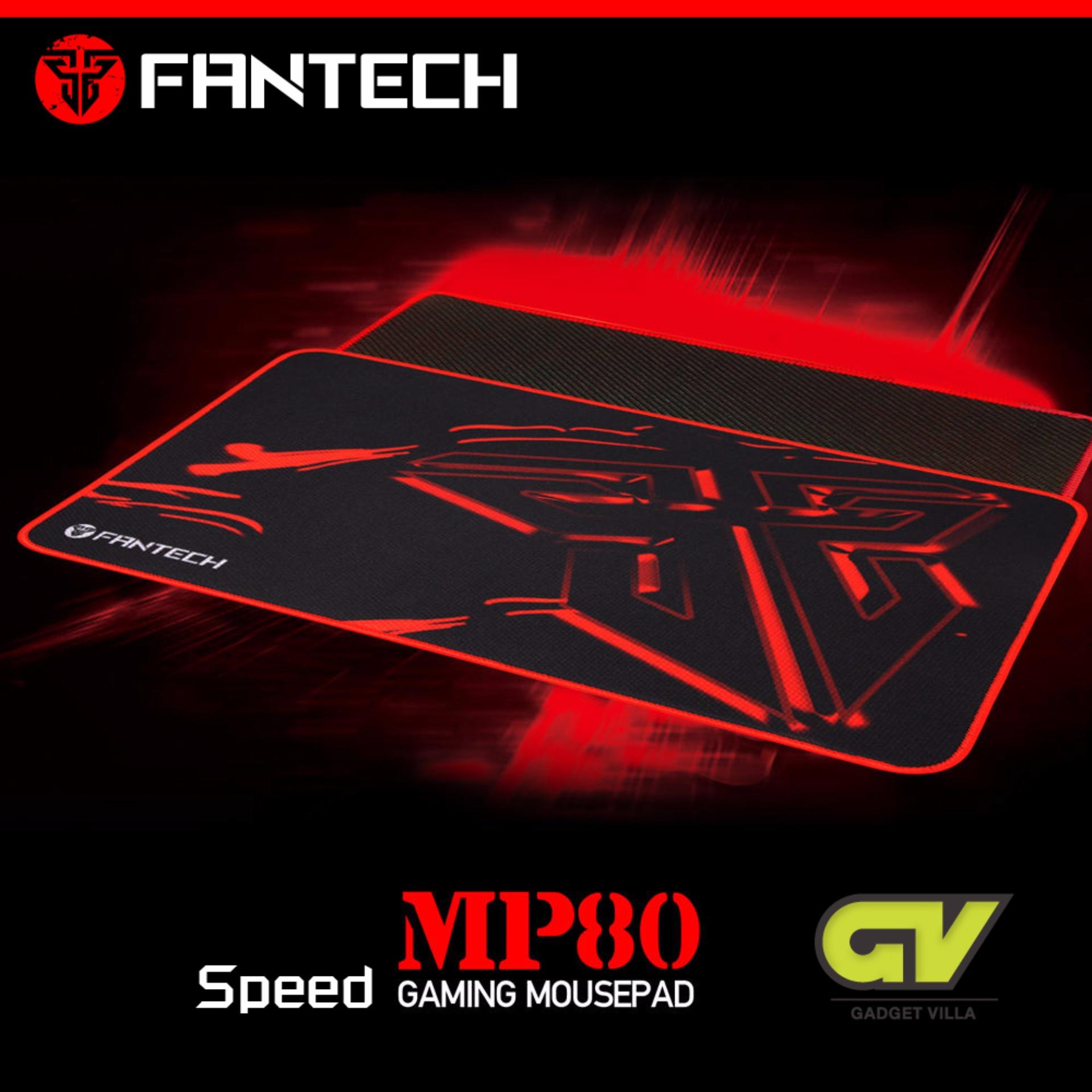 Fantech Mousepad Speed Edition แผ่นรองเมาส์แบบสปีด ขนาด 80x30cm รุ่น MP80 (สีดำ/แดง)
