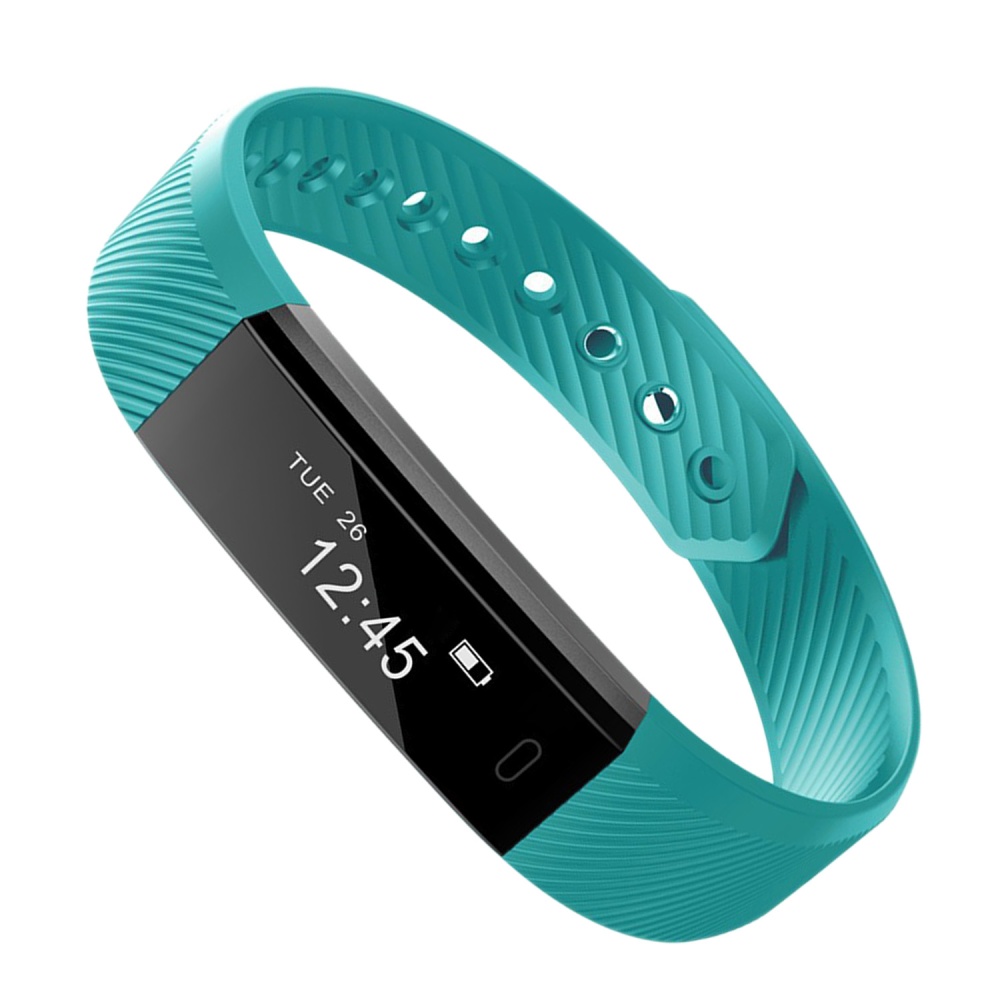 ฟิตเนสติดตามกีฬาสมาร์ทสายรัดข้อมือ ID115 บลูทูธโทรเตือนนาฬิกาสมาร์ทนาฬิกาแคลอรี่เคาน์เตอร์ตรวจสอบการนอนหลับสำหรับ iOS และแอนดรอยด์สีเขียว - นานาชาติ