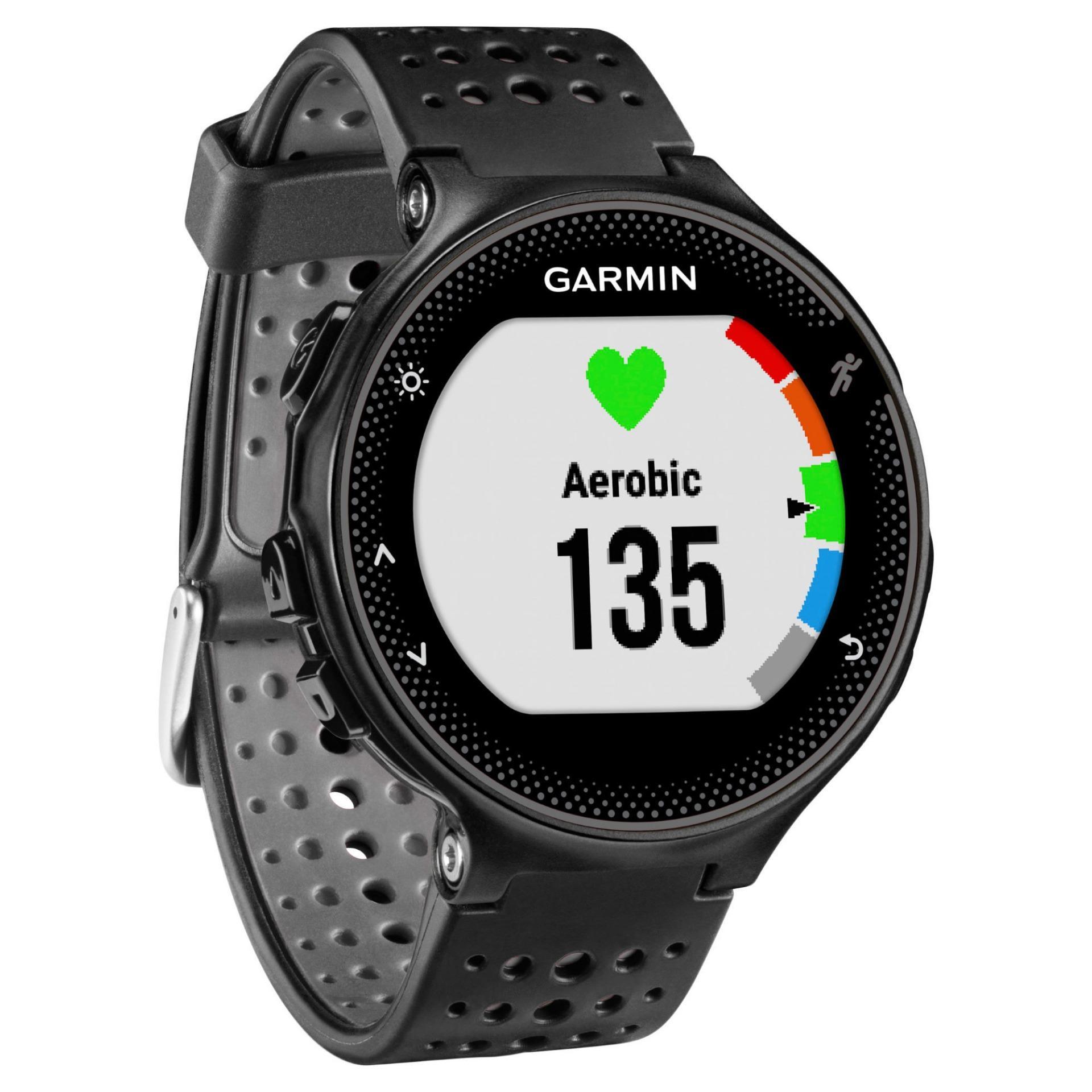 Garmin Forerunner 235 GPS Running Watch with Wrist-Based Heart Rate (Gray Black) - intl