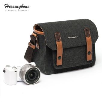 กระเป๋า Herringbone รุ่น Papas Pocket V3 Mini Charcoal
